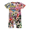 thumbnail image 4 of The Powerpuff Girls Baby Romper Short Sleeve Bodysuits Soft Rompers Summer Clothes One-Piece Jumpsuits Outfits 6-9M, 4 of 7