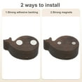 thumbnail image 4 of 2 Conjunto de Campanas para Tiendas, Timbre de Madera Colgante Magnético para Puertas, Ballena, 4 of 6