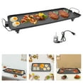 thumbnail image 6 of Nonstick Electric Barbecue Grill,BBQ Grill 32-482℉ Adjustable Temperature, Portable Electric Grill Outdoor, 1500W Electric Grill Plate for Yard, Travel, Picnic, Camping, Party, 6 of 21