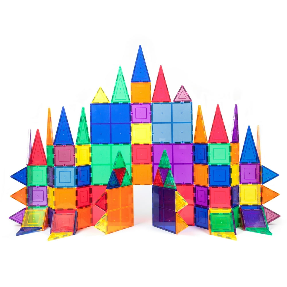 Picasso Tiles 100 Piece 3D Color Building Block STEM Set