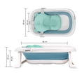 thumbnail image 5 of Bañera Para Bebe Tina De Baño Plegable Con Cojin Soporte Azul, 5 of 5
