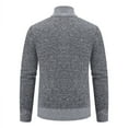 thumbnail image 4 of Pejock Men's Cardigan Sweater Jacket, Thick Knit Winter Casual Open Front Sweater, Warm Comfortable Long Sleeve, Machine Washable, Work Travel Outwear, 4 of 4