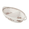 thumbnail image 5 of The Pioneer Woman Agatha Stoneware Divided Serving Tray, Brown, 5 of 6