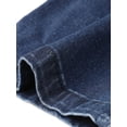 thumbnail image 5 of INSPIRE CHIC Capri Denim Pants for Women's Cuffed High Waist Ripped Distressed Jeans S Dark Blue, 5 of 6