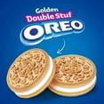 thumbnail image 2 of OREO Double Stuf Golden Sandwich Cookies, Family Size, 18.71 oz (Pack of 3)., 2 of 4