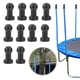 thumbnail image 3 of 10 unidades de gorros de trampolín, tapones para las piernas de trampolín, tapones para tubos de trampolín, almohadillas de espuma gruesas, plástico negro, 3 of 8