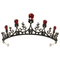 thumbnail image 4 of MasteelfCA 1Pc Retro Rhinestone Crown Hairband Bridal Hairband Wedding Dress Hair Decor, 4 of 8
