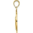 thumbnail image 2 of 14K Yellow Gold Barbados With Trident Spear Circle Charm (24.55 X 18.75) Made In United States k7982, 2 of 5