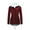 Wine, variant on GaThRRgYP Womens Coats Plus Size Womens Tops Women's Winter Solid Color Thickened Plush Cotton Plush Collar Coat Cotton Jacket Warm Plush Coat