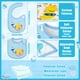 thumbnail image 2 of Baberos impermeables de algodón para bebés, 24 unidades, azules, ajustables de 6 a 12 m, 2 of 7