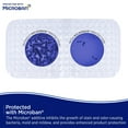 thumbnail image 2 of Kenney Microban Protected Bubble Bath Mat, 26.75" L x 14.5" W, White, 2 of 7