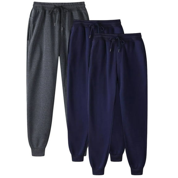 ZQUUVOU Mens Sweatpants Solid Color Casual Fashion Waist Pockets Full Length Beach Pants Black