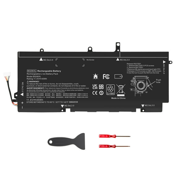 BG06XL Laptop Battery for HP EliteBook 1040 G3 G3-DS64EP G3-FB15UP Series Notebook BG06045XL 804175-181 804175-1B1 804175-1C1 805096-001 805096-005 HSTNN-IB6Z HSTNN-Q99C 11.4V 45Wh