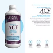 Buried Treasure ACF 14 in 1: Liquid Immune Support with Vitamin C, Zinc, Elderberry & Echinacea - PillFree Short Term Wellness Formula Vegan, Non-GMO, 16 fl oz