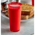 thumbnail image 2 of TrueCraftware- Set of 12 Belize 20 oz. Tumbler/Drinking Cups Red Polycarbonate-Premium Iced Tea Glasses Stackable Reusable Dishwasher Safe Break-Resistant for Home and Restaurants, 2 of 6