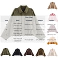 thumbnail image 2 of MaFYtyTPR Women's Lapel Collar Cropped Jacket Batwing Sleeve Gathered Hem Zipper Loose Textured Coats for Fall Daily Outfit A-Coffee XL, 2 of 4