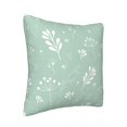 thumbnail image 2 of ZNDUO Square Home Decorative Throw Pillows, Corduroy Branch Floral Texture pattern Couch Pillows, Throw Pillows for Bed, 16"x16", 2 of 8