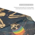 thumbnail image 3 of Yayeee Garden Flag 12" x 18" Double Sided Outdoor Yard Lawn Holiday Decorations, Skeleton with Rainbow, 3 of 6