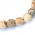 thumbnail image 2 of U8MO 5 Strds Genuine Natural Gemstone Beads Loose Spacer Bead Round Smooth 8~8.5mm-Frosted Picture Jasper, 2 of 4