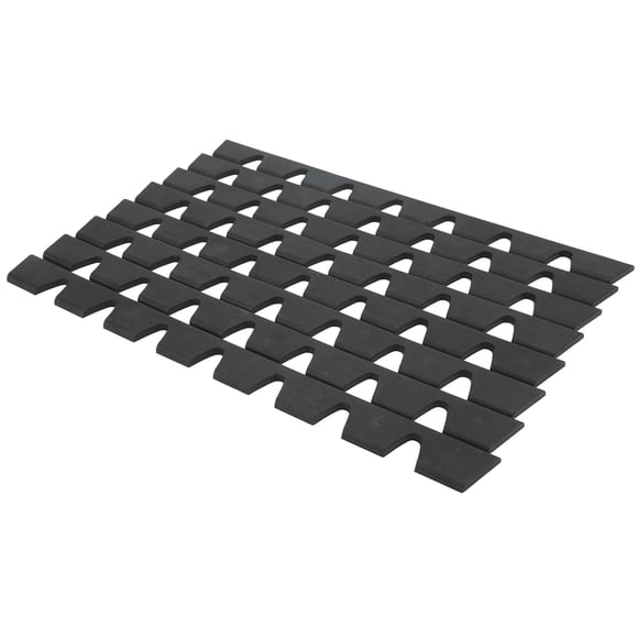 M Buder 8 Piezas Kit de Protector de Parachoques Delantero Anti Rasguños Goma Universal Negro para Coche, 33 cm / 13 inches, Alta Resistencia y Protección Potente