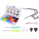 thumbnail image 5 of Botones De Costura, Juego De Cierre A Presión, Resina Práctica Brillante Resistente Profesional 15 Colores Para El Hogar Herramienta De Prensa Manual Costura De Mujer ANGGREK Snaps Pliers Set, 5 of 8