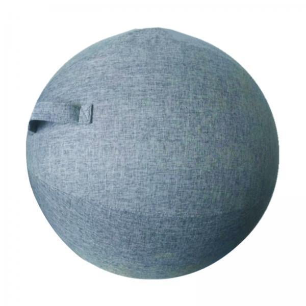 2x65cm Cubierta de Pelota de Ejercicio para Yoga Pilates Pelota de Gimnasia Silla de Pelota Sentada Azul Sunnimix Cubierta de pelota de ejercicio de 65 cm