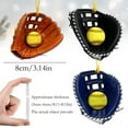 thumbnail image 3 of SMKE Softball Glove Hanging,Softball Christmas Ornament,Personalized Acrylic Flat Shape,Christmas Tree Decoration & Baseball Ornament,Sports Lover Gift For Softball Player,Coaches & Sports Fans H, 3 of 9