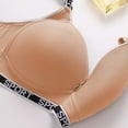 thumbnail image 5 of YWDJ Wireless Bras for Women Plus Size Push up Wirefree Comfort Straps Bralette Breathable Soft Bra for All Shapes Sagging Breasts Beige 38, 5 of 6