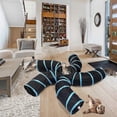 thumbnail image 3 of Cat Tunnel, Foldable Kitten Tunnel Cat Toy Interactive Pop-Up Maze House Toy for Small Rabbits Puppies (5-Way), 3 of 5