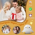 thumbnail image 6 of Night Light for Kids, Rechargeable Squishy Penguin Silicone Night Lights with Timer, Dimmable Nursery Night Light for Bedroom Kids Room, Cute Night Lamp Gift for Baby Toddlers Boys Girls, 6 of 7