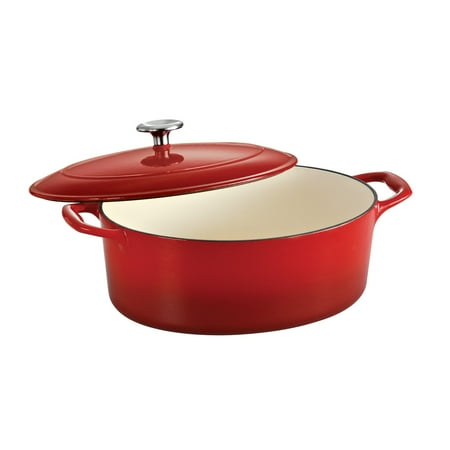 Tramontina - Gourmet 7-Quart Covered Dutch Oven - Red