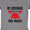 thumbnail image 3 of Inktastic My Godfather Loves Me Godchild Boys or Girls Baby Bodysuit, 3 of 4