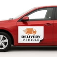 thumbnail image 1 of Deliivery Vehicle Car Magnet Sign by DC | Flexible Car Magnetic Sheets with Adhesive Backing | 12"x18" Bumper Magnet Sticker for Vehicles, Trucks & Business Advertising Signs | 2 PC | Made in USA, 1 of 7