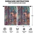 thumbnail image 2 of Blackout Kids Curtains,Multicolor Paisley Pattern Childrens Insulated Curtains Set Of 2,Bedroom Essentials,Toddler Room Decor 42x63in(106x160cm), 2 of 4