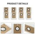 thumbnail image 2 of LEFU For Neakasa NoMo N3 / RS0100WA Robot Vacuum Cleaner Dust Bags, High Compatibility Nonwoven Fabric Replacement Bags, Effective Dust Collection, Easy Installation, 10 Pack White, 2 of 10