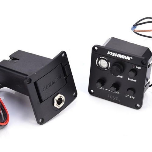 Fishman ISYS + 2 Band Acoustic Guitar Piezo Pickup Onboard Preamps EQ