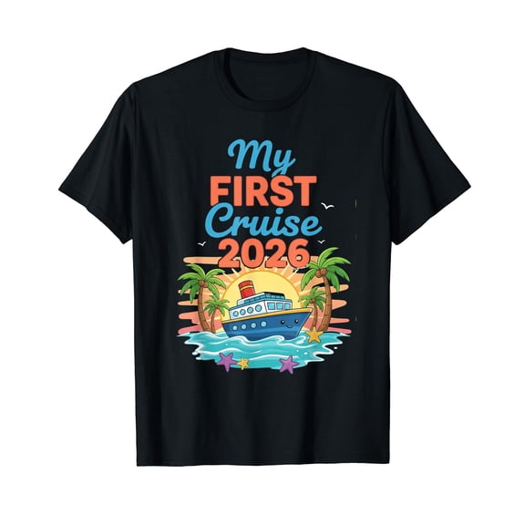 My First Cruise 2026 Family Cruising Vacation Kids T-Shirt