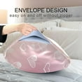 thumbnail image 7 of GZHJMY Valentine's Day Dreamy Hearts Satin Pillowcases for Hair and Skin Soft Like Silk Pillowcase, Satin Cooling Pillow Cases with Envelope Closure, 20" x 26" Home Decor, 7 of 7