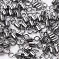 thumbnail image 3 of 100 Pcs/lot Connecteur Pivotant de Pêche en Acier Inoxydable Robuste Anneau Solide Accessoires de Pêche en Mer 2, 3 of 5