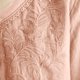 thumbnail image 5 of Camisas de Cuello en V de Manga Corta para las Mujeres Lino Blusas Bordadas Ajuste Suelto Verano Casual Tops de Cuello Redondo, 5 of 5