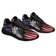 thumbnail image 6 of Labrador Retriever Lover American flag US Shoes Sneakers Black Size 9.5, 6 of 7