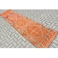 thumbnail image 4 of Rugs For Indoor, Turkish Rug, , 2.6x10.8 ft Area Rugs, Vintage Rug, Anatolian Rug, Herki Rug, Orange Anatolian Rugs, Ethnic Kitchen Rug, 4 of 10