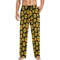 thumbnail image 4 of CROPD Hamburger Pajama Pants Mens Lounge Pants Lightweight Men Pajama Bottoms with Pockets Drawstring, 4 of 7