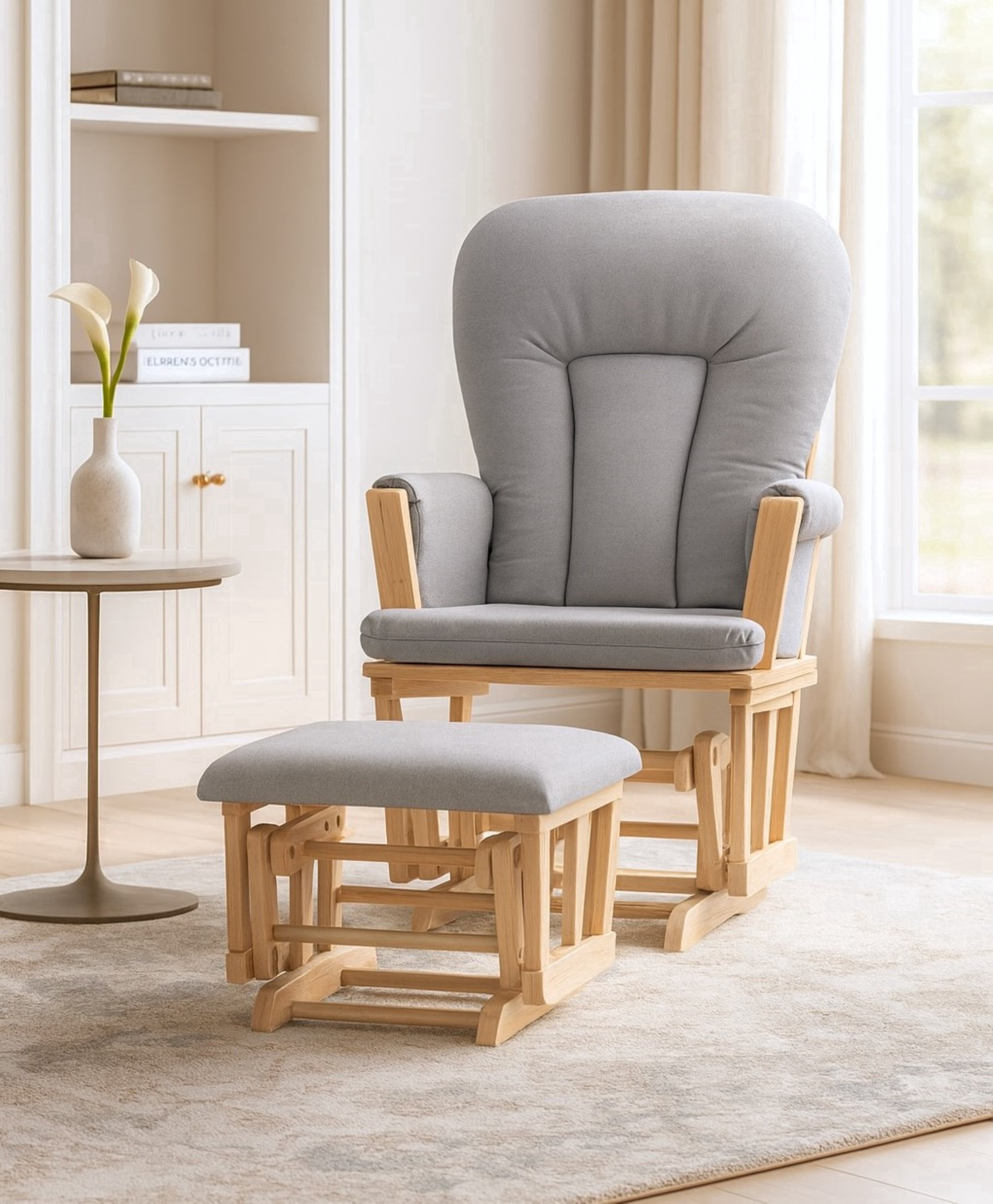 Carter's by DaVinci Adrian Nursery Chair, Swivel Glider with