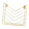 thumbnail image 2 of Revistero de Pared Organizador de Archivos Colgante Portalibros Metal Revistero Soporte para Cartas Decorativo Funcionalidad Metálica Adecuado para Oro, 2 of 8