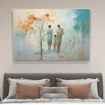 thumbnail image 4 of Abstract Art Modern Decorative Painting A Family Of Three Walking In The Wild Framed Canvas Poster Bedroom Decor Sports Landscape Office Room Decor Gift,Frame-style,28×41inch (70×105cm), 4 of 8
