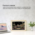 thumbnail image 2 of Scratchboard Serie Urbana Ciudad Escena Nocturna Pintura Papel Sketch Pad Niños Adultos Pintura Regalo Eigraketly FN003275-06, 2 of 6