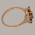 thumbnail image 4 of LBG British Made 9k Rose Gold Natural Garnet Womens Statement Ring - 33 size options - Size 10, 4 of 6