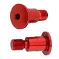 thumbnail image 3 of Adaptador de espejo para manillar de motocicleta, 2 piezas, aleación de aluminio, piezas de reparación de proceso CNC, rosca M16 resistente. Rojo, 3 of 8