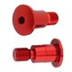 thumbnail image 3 of Adaptador de espejo para manillar de motocicleta, 2 piezas, aleación de aluminio, piezas de reparación de proceso CNC, rosca M16 resistente. Rojo, 3 of 8
